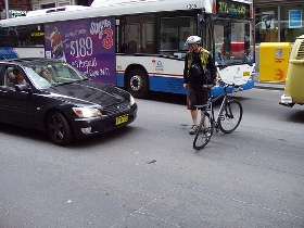 Bicycle collision