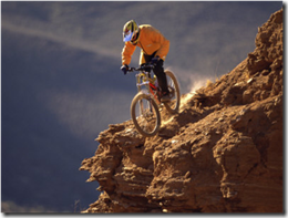 mountain biking