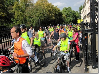 London Skyriders are out in force taking over the streets of London