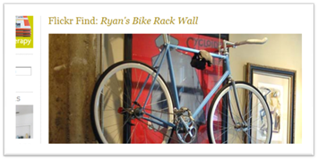 Ryans bike rack wall