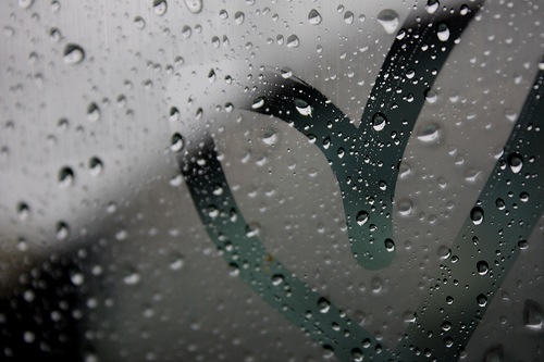 Raining Outside Window