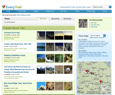 EveryTrail screenshot
