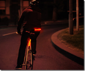 fibre flare bike light from the bike show