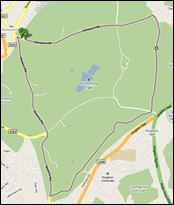 regents park outer circle distance cycling