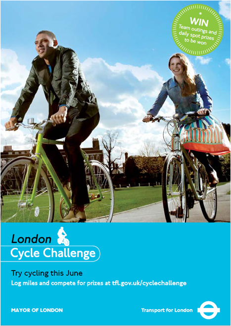 London Cycle Challenge poster