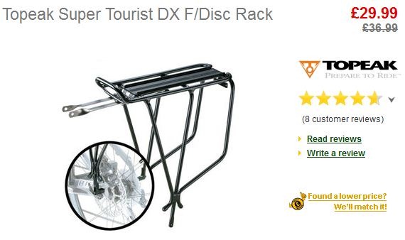 I'm going with the Topeak Super Tourist
