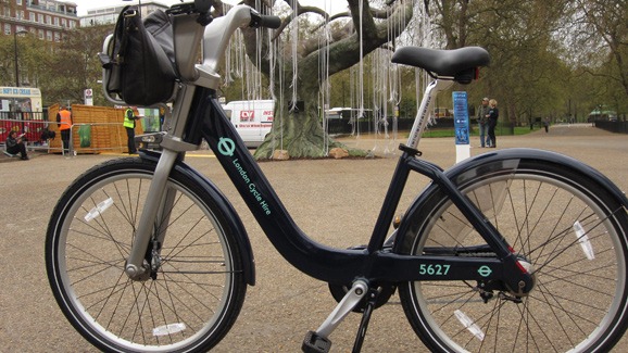TfL-cycle-hire-bike-on-speakers-corner