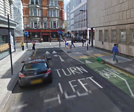 What would you do as a cyclist at this junction?