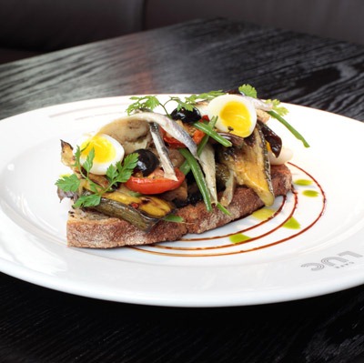 Mouth watering food from the bicycle valeting restaurant