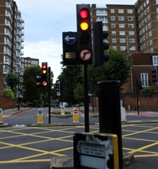 allowing cyclists to go left at red