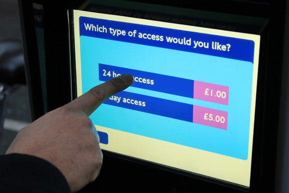 Barclays cycle hire choosing access time