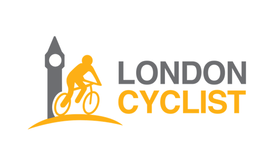 London Cyclist in orange