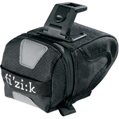 Black design Fizik saddle bag in medium size