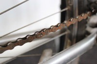 Rusty bike chain