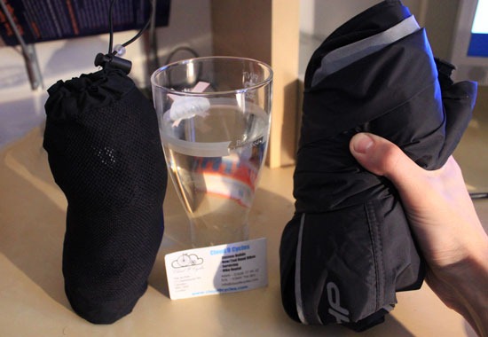 The DHB Minima jacket compared to the DHB Amberley. Clearly shows the Minima is half the size