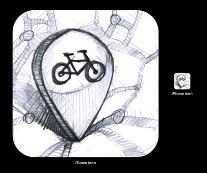 icon early stage sketch