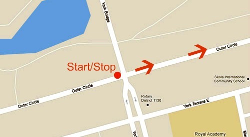 Regents park start stop position explanation