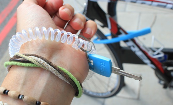 The keys to the Knog Kabana lock
