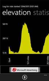 Cycle log windows mobile app