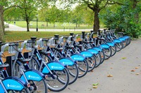 Boris Bikes Hyde Park