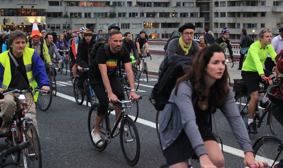 Blackfriars Bridge protest 1