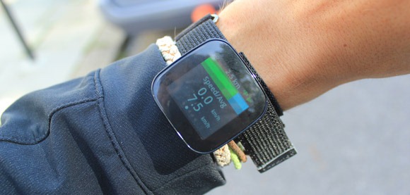 liveview showing average speed