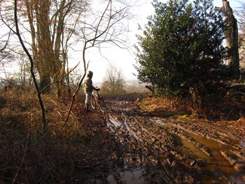 A mountain biking trip to epping forest is a guarantee things will get muddy