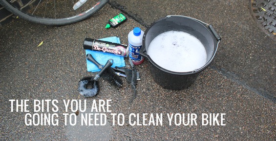 The bits you are going to need to clean your bike