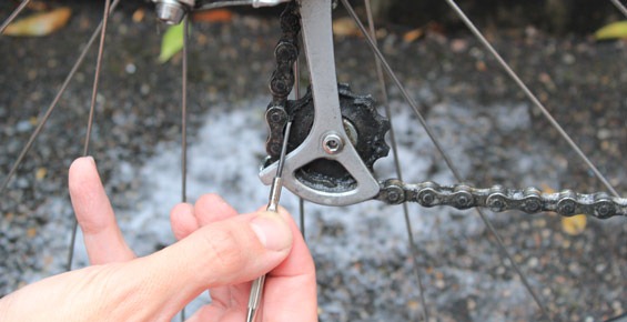 Step 5 - Cleaning rear mech