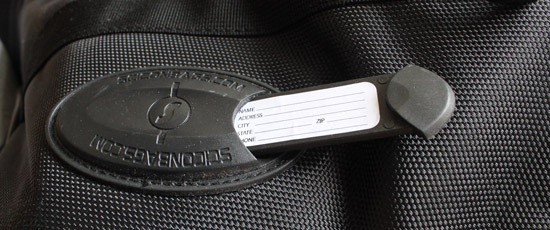 Name and address labels on the side of the AeroComfort