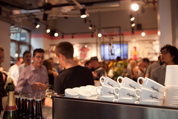 Rapha cycle cafe coffee mugs