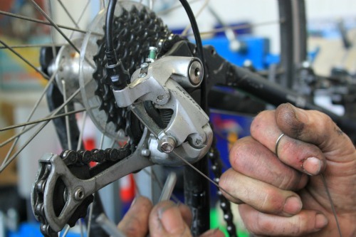 Loosely tighten the cable clamp bolt