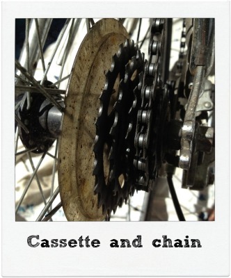 Cassette and chain