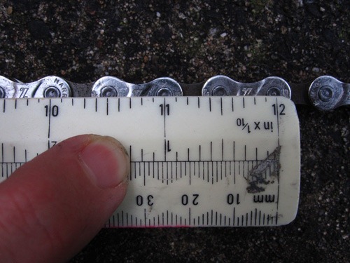 Measuring chain link