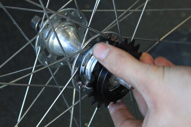 Add freewheel back on