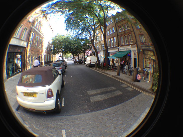 Picture taken from the POV iPhone case