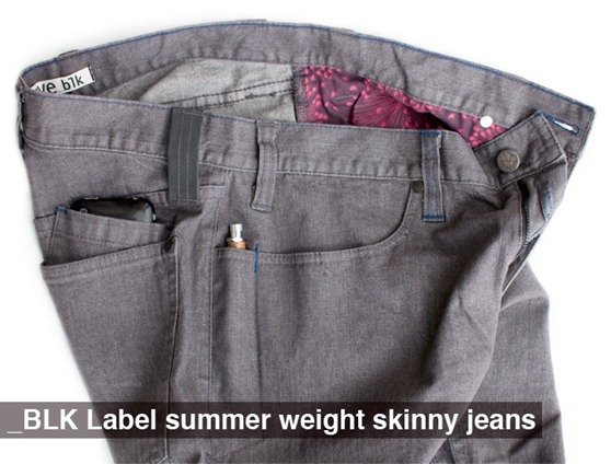 Swrve summer jeans side view from manufacturer