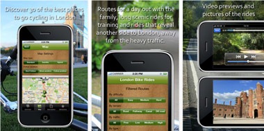 London Cycle Routes iPhone app