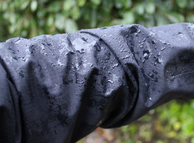 Waterproofing on a jacket