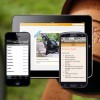 The Bike Doctor app is shown on the iPhone, iPad and Samsung Galaxy S3