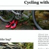Cycling with heels London Cycling Blog screenshot