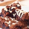 Blueberry espresso brownies
