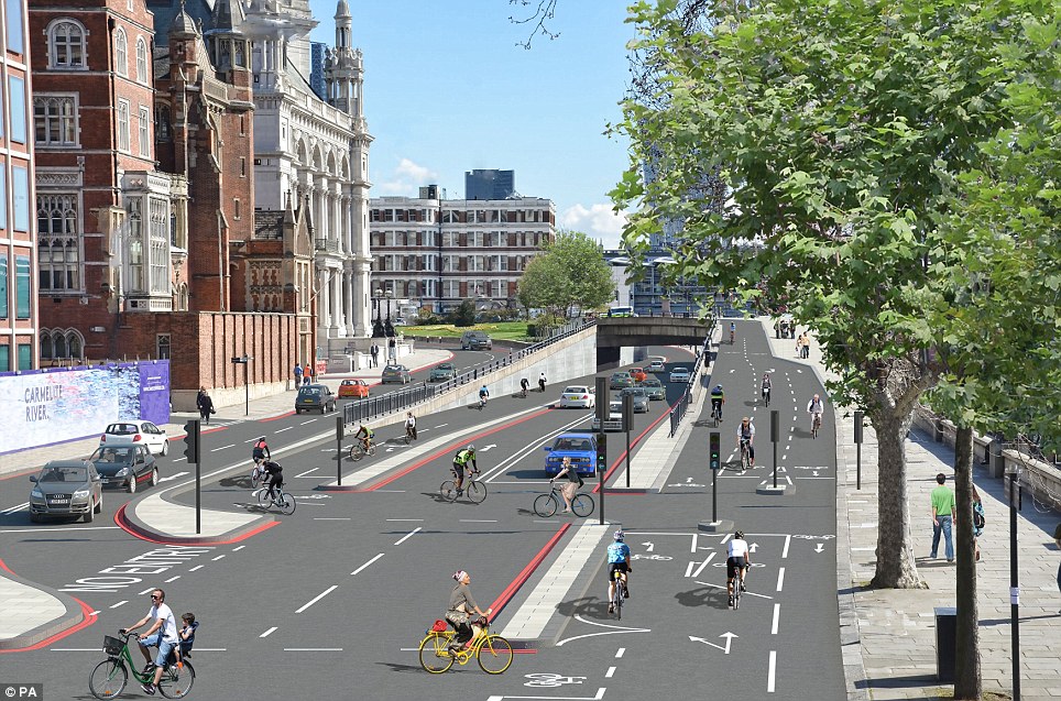 A crossrail for bikes London cyclists to finally have their wishes