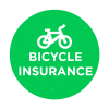 Comprehensive look at bicycle insurance options Green circle with a bicycle inside and the words bicycle insurance in capitals
