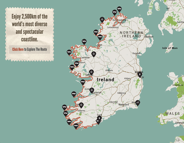 Map of Ireland