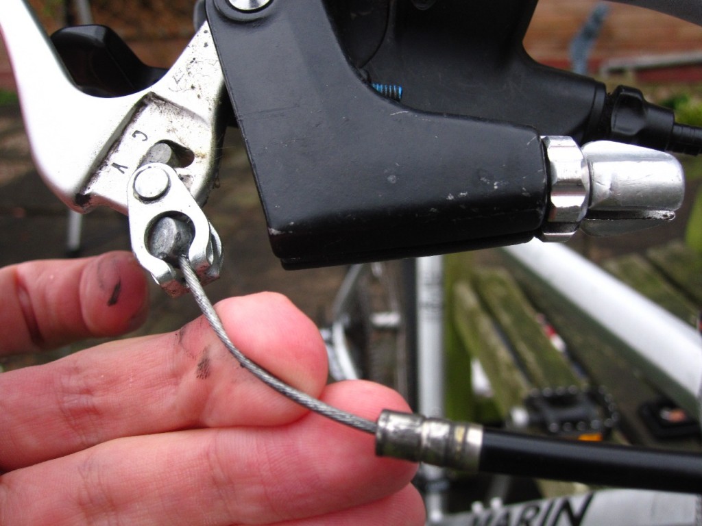 change bike brake cable